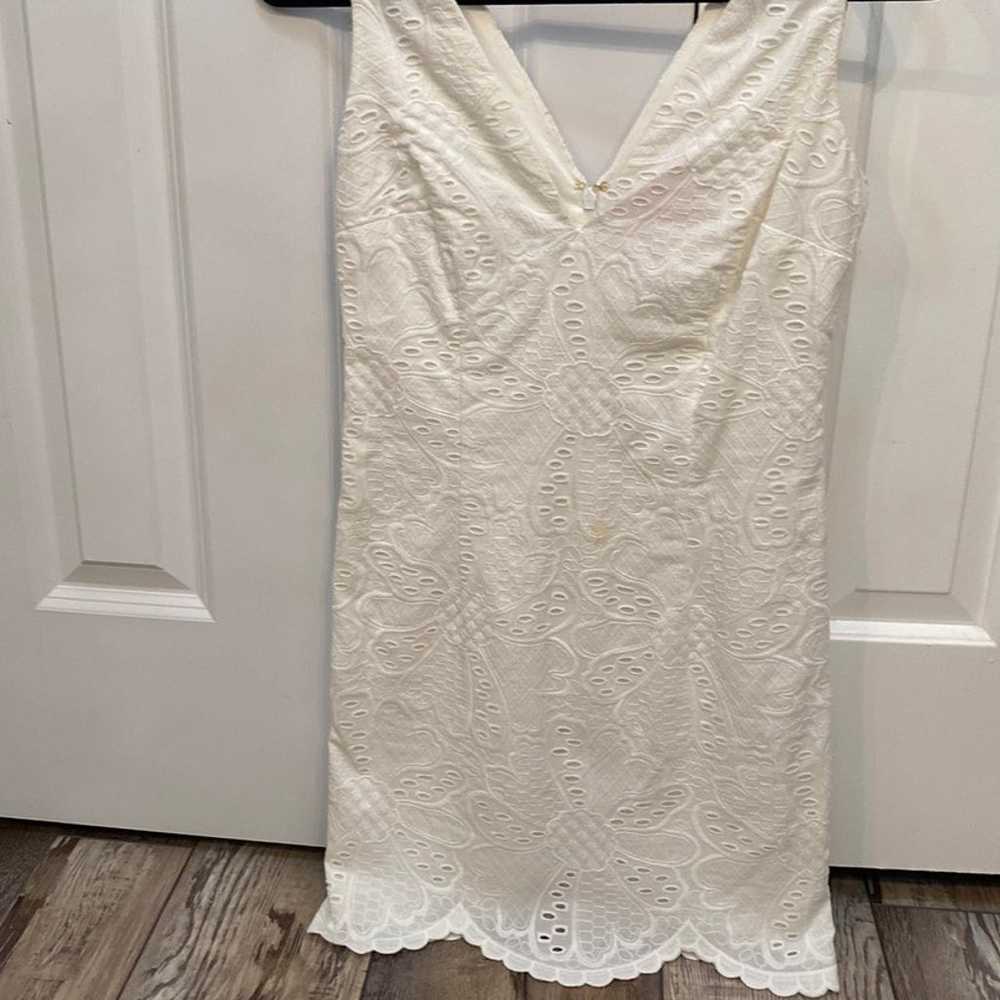 Lily Pulitzer White Lace Mini Dress - image 1