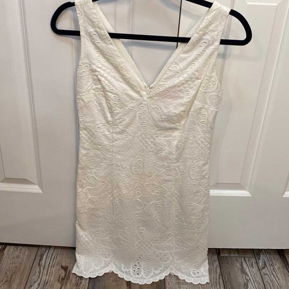 Lily Pulitzer White Lace Mini Dress - image 2