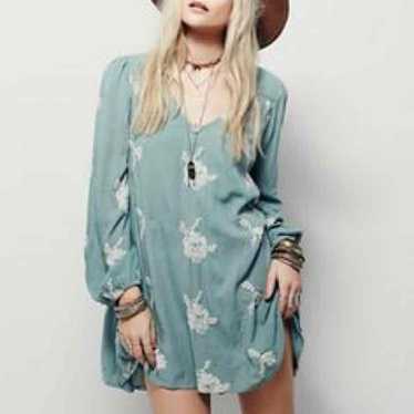 Free People Embroidered Austin Dress - image 1