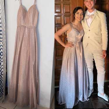 Pink/Champagne Prom Dress - image 1