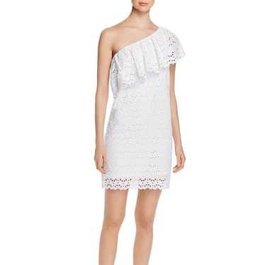 Escada Sport White Cotton Shoulder Dress