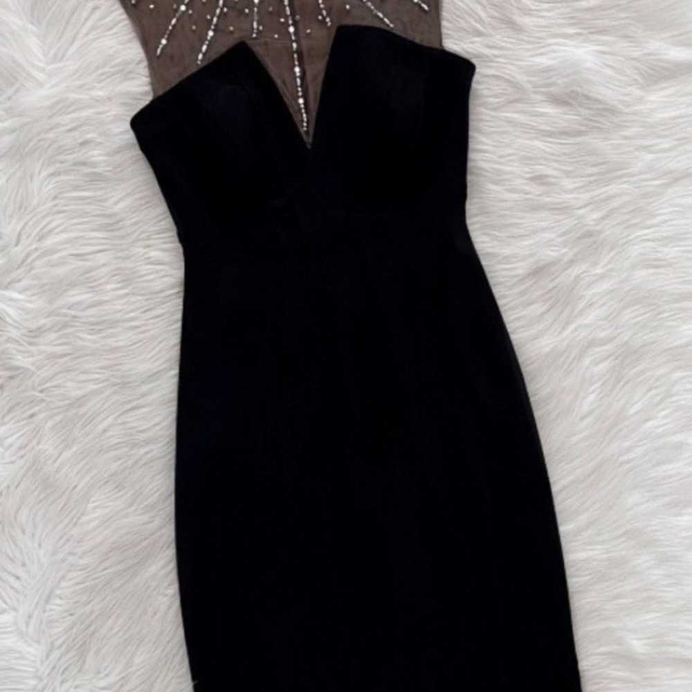 Betsy & Adam Black Formal Sleeveless Dress - image 1