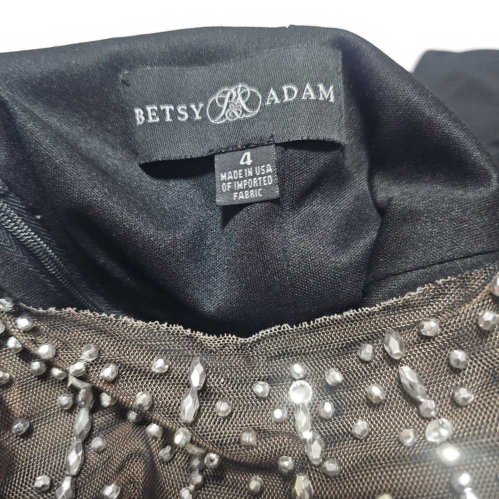 Betsy & Adam Black Formal Sleeveless Dress - image 2