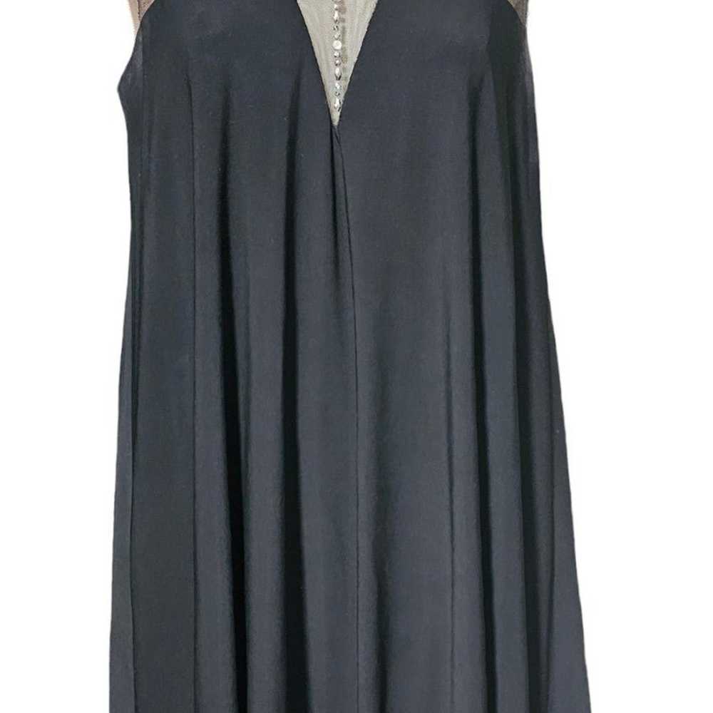 Betsy & Adam Black Formal Sleeveless Dress - image 4