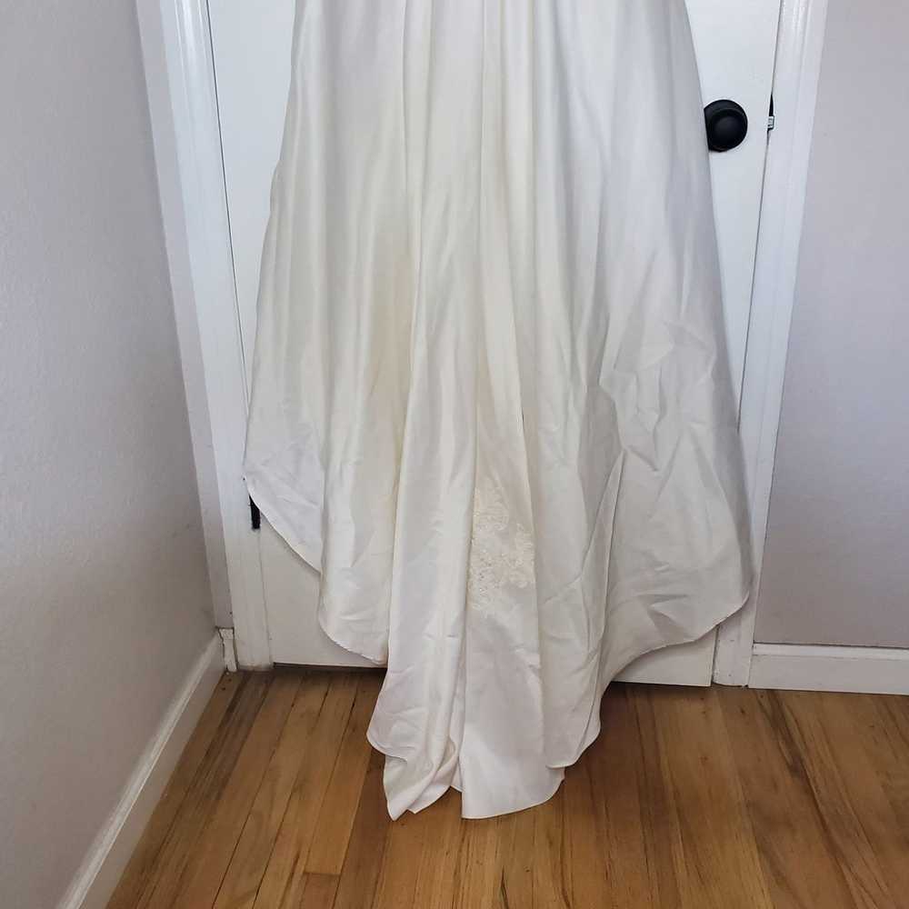 Davids Bridal Wedding Dress Size 4 Ivory - image 10