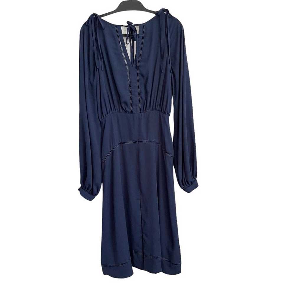 Fame and Partners Navy Hanne Midi Dress - image 2