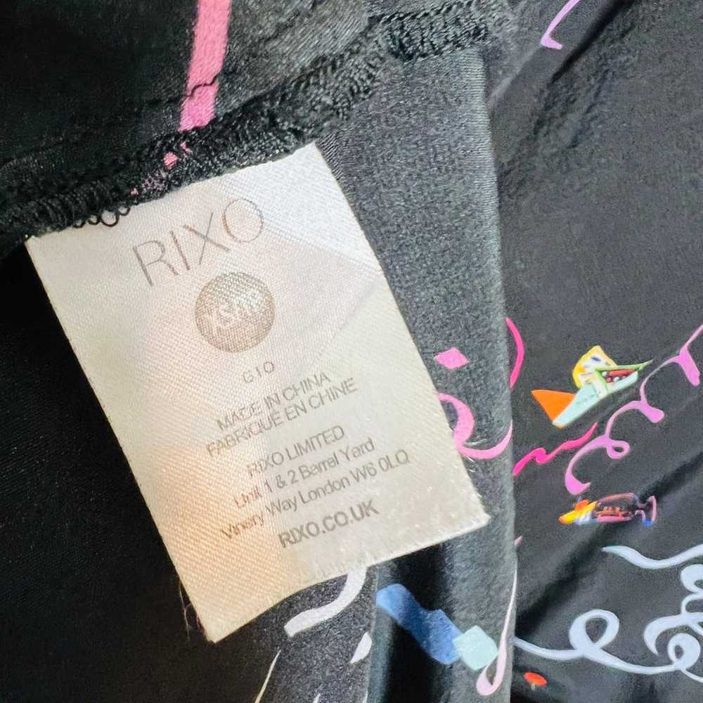 Rixo Gio Confetti Midi 100% Silk Dress 4 Multicol… - image 10
