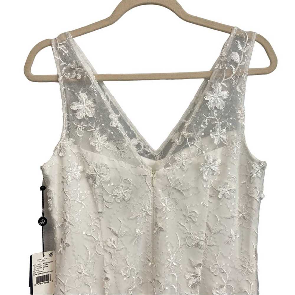 New Adrianna Papell Floral Embroidered Sleeveless… - image 7