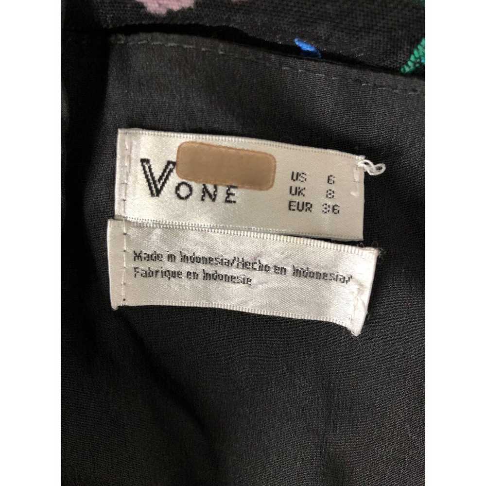 Vone Rylee Dress Embroidered Midi Sheer Mesh Ruff… - image 10