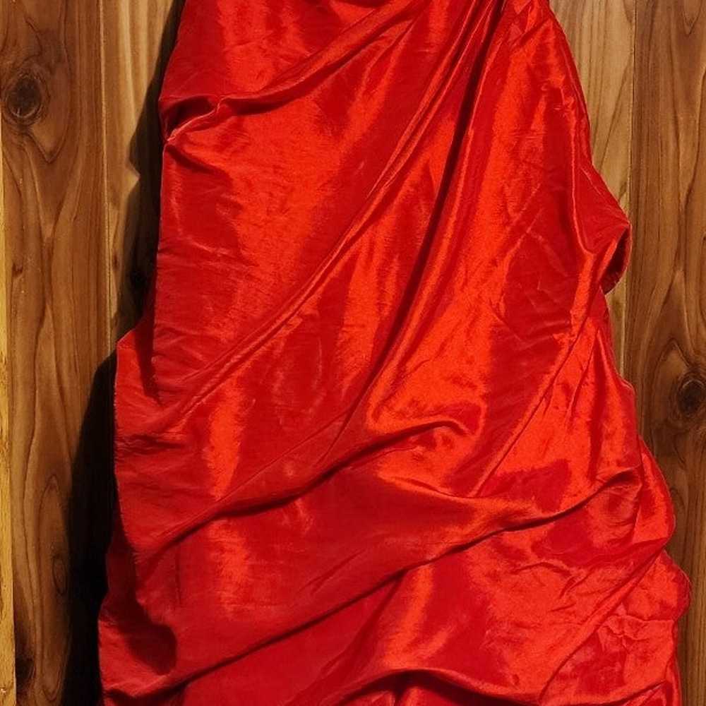 Red and black prom/formal dress - image 3