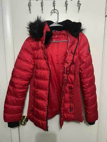 Remikstyt Womens Coats Winter Zipper Hooded Faux Fur Inside Down