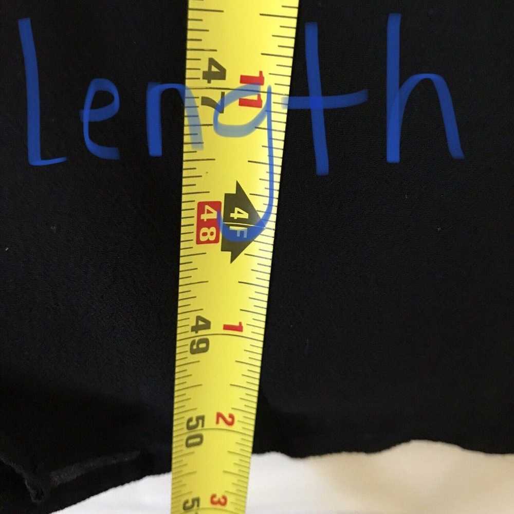 HELMUT LANG | Black V Neck Long Tunic Short Sleev… - image 8