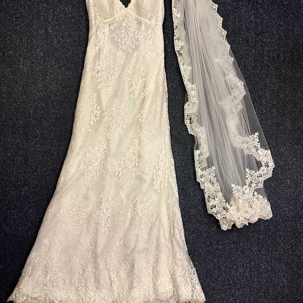 GALINA Signature Wedding Gown and Veil - image 1