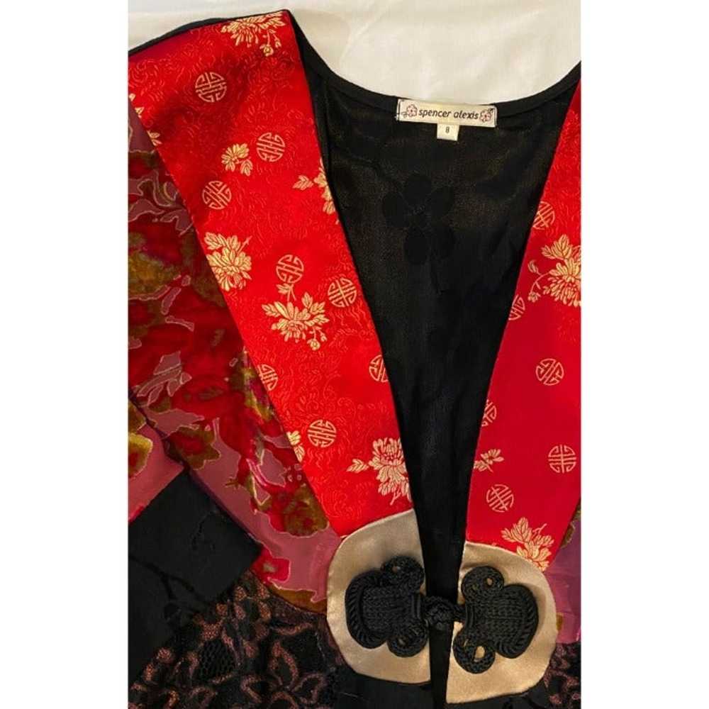 $180 VTG 90’s Spencer Alexis 8 Maxi Dress Set Kim… - image 2