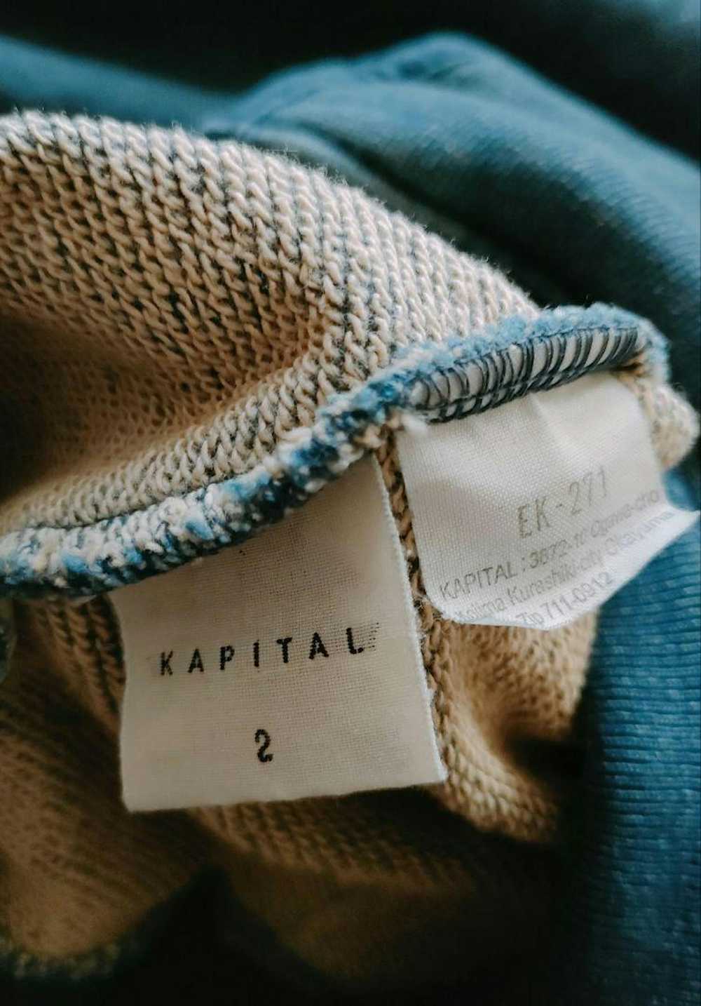 Kapital Raglan Button Up Hoodie - image 5