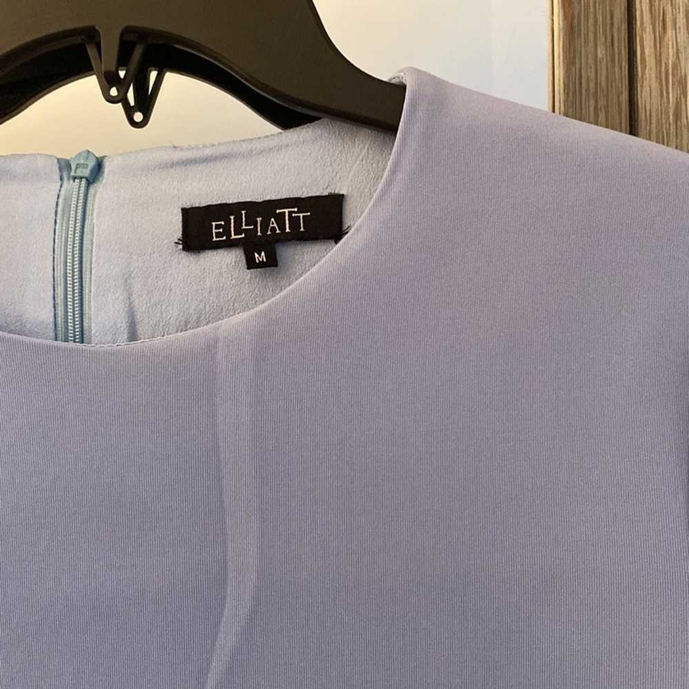 Elliatt, M, cornflower blue short sleeve peplum h… - image 4