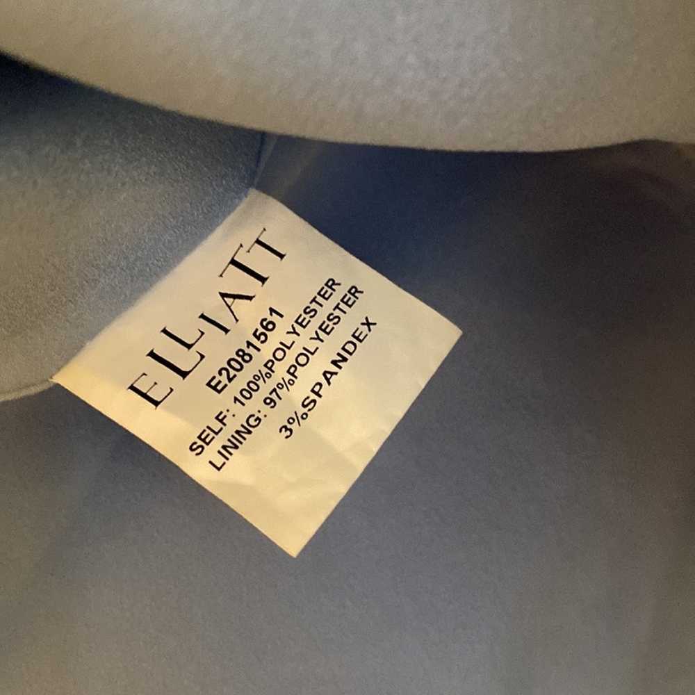 Elliatt, M, cornflower blue short sleeve peplum h… - image 9
