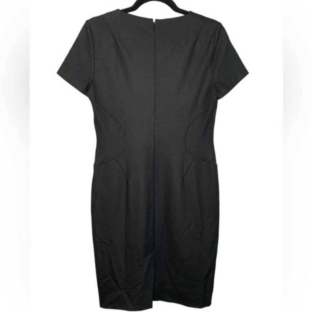 Blumarine Black Square Neckline Bodycon Mini Dres… - image 6