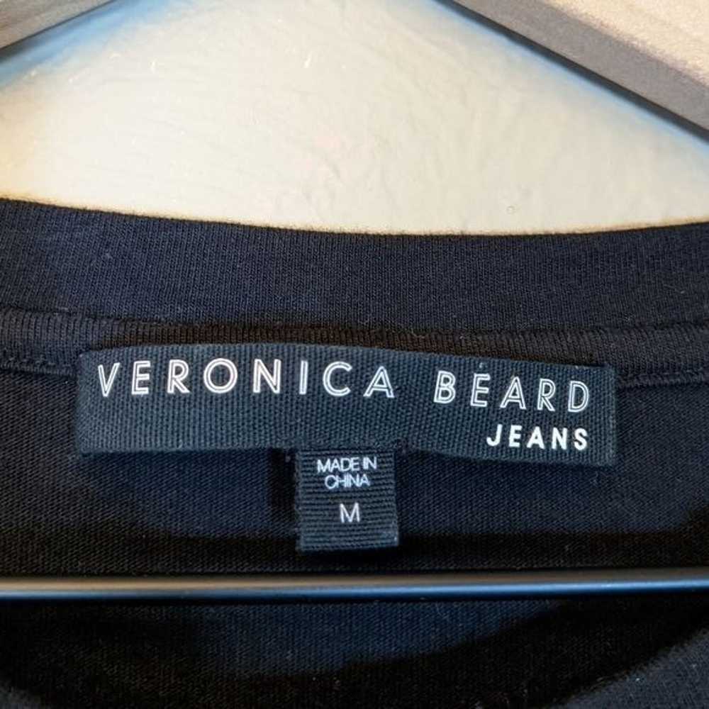 Veronica Beard Jeans Black Ruched Asymmetric Cott… - image 6