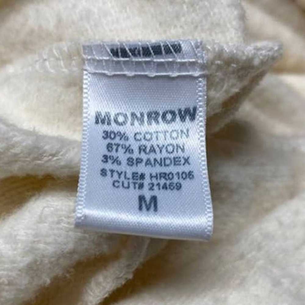 Monrow Cream Supersoft Fleece Hooded Loungewear J… - image 12