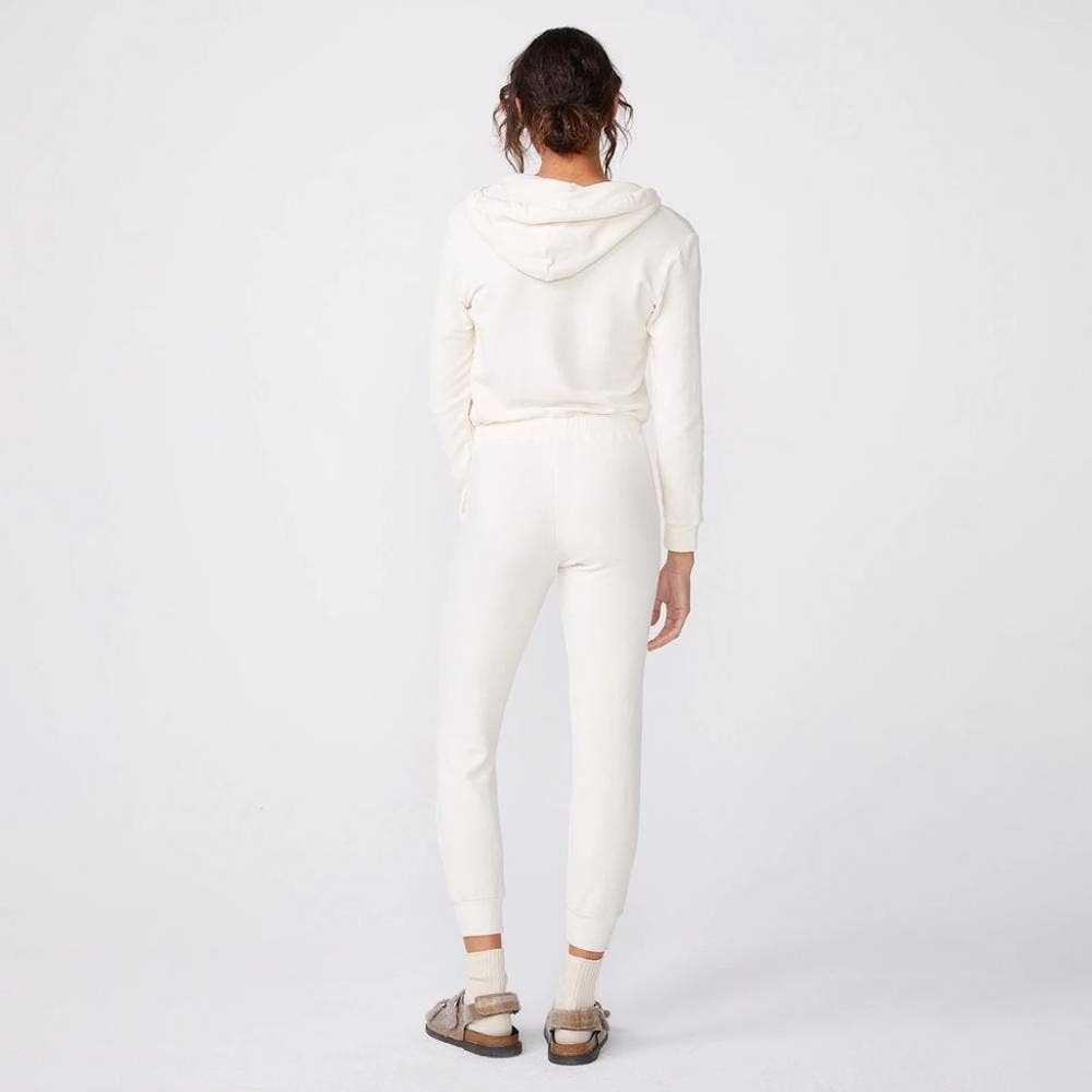 Monrow Cream Supersoft Fleece Hooded Loungewear J… - image 7