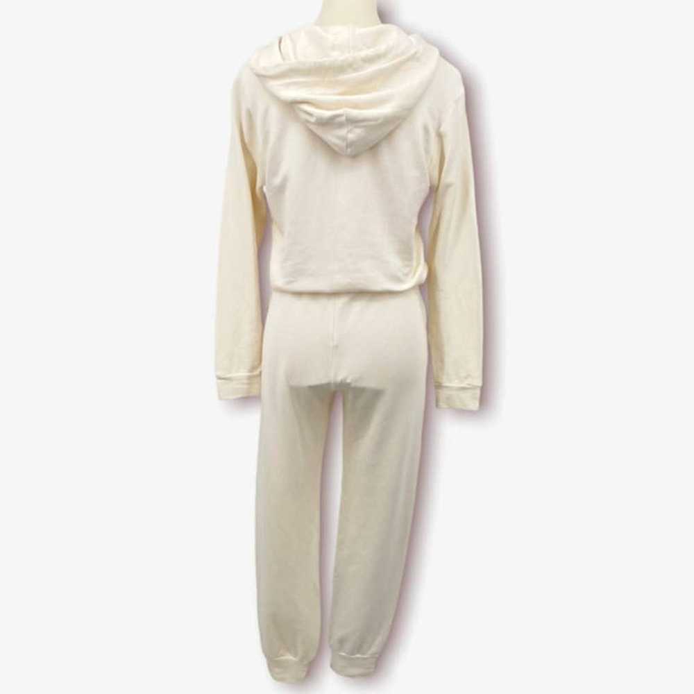Monrow Cream Supersoft Fleece Hooded Loungewear J… - image 8