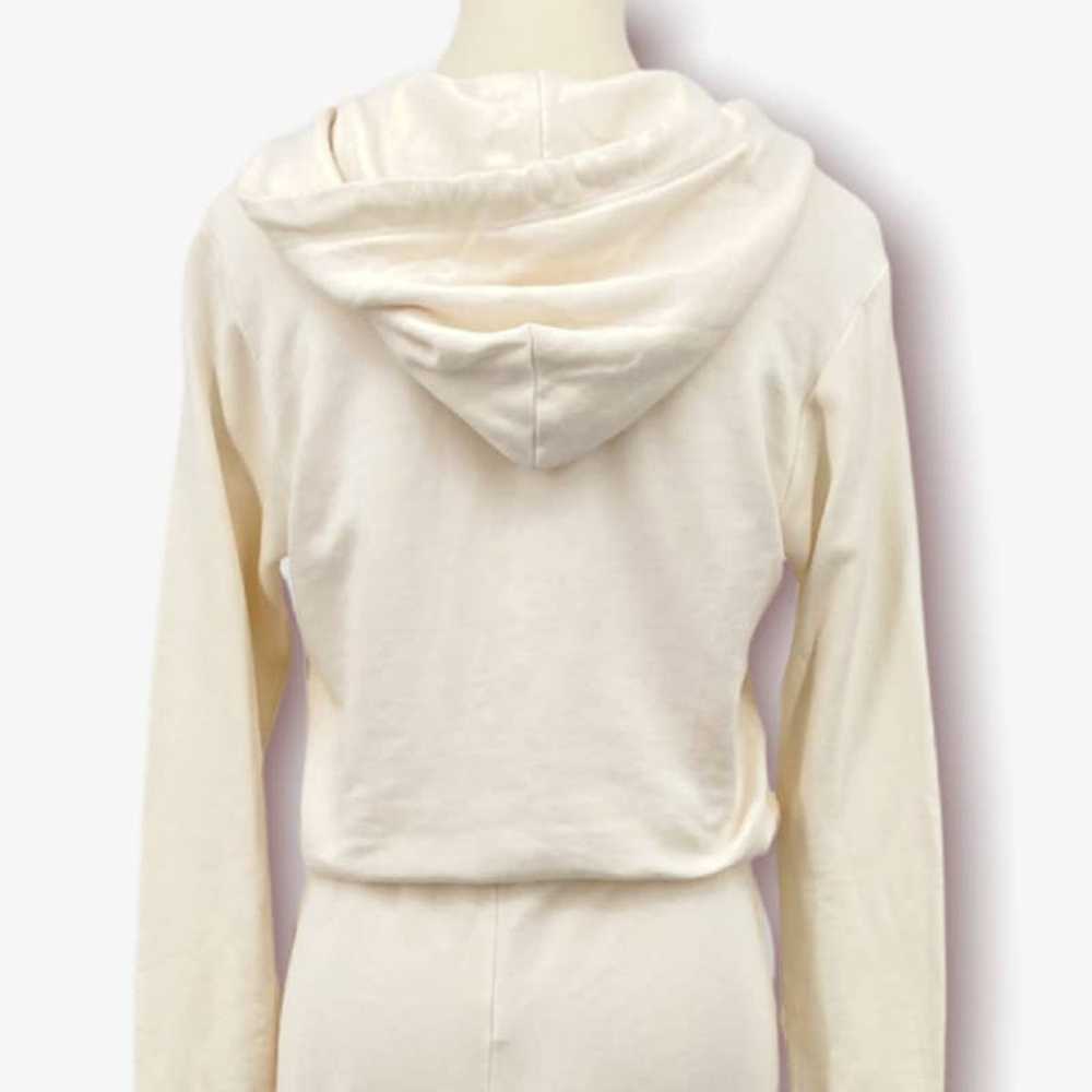 Monrow Cream Supersoft Fleece Hooded Loungewear J… - image 9