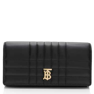 Burberry Quilted Lambskin TB Lola Wallet - image 1