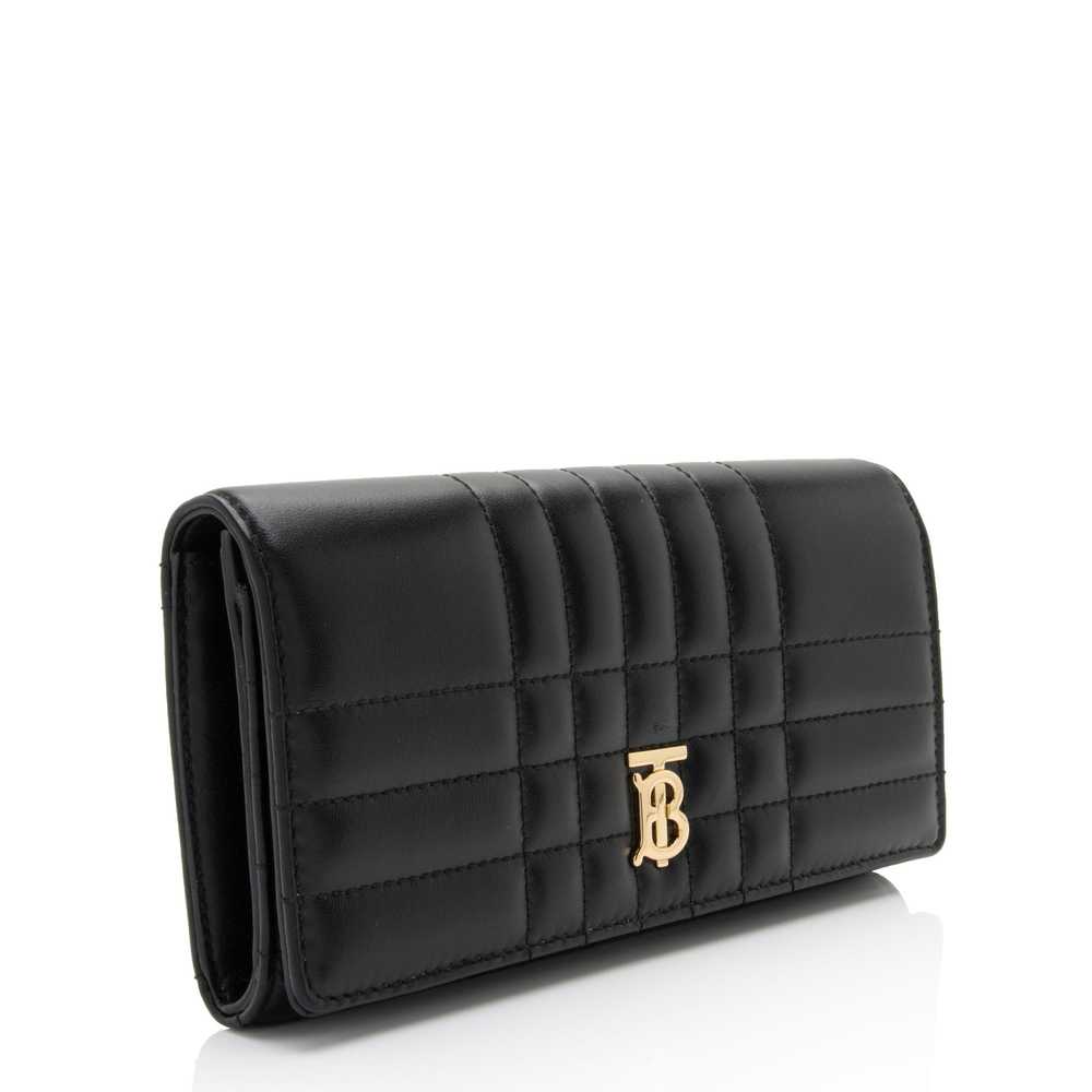 Burberry Quilted Lambskin TB Lola Wallet - image 2