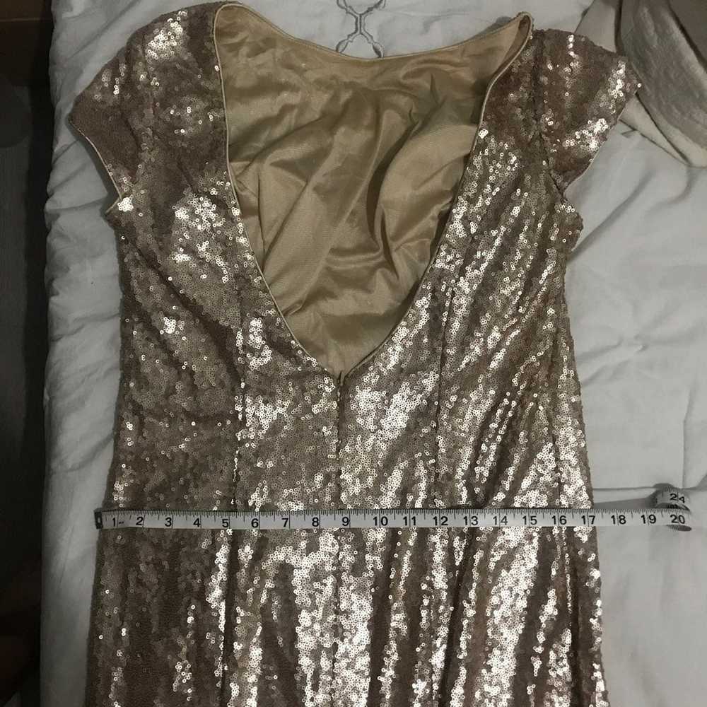 Gold Sequin Dress - image 6