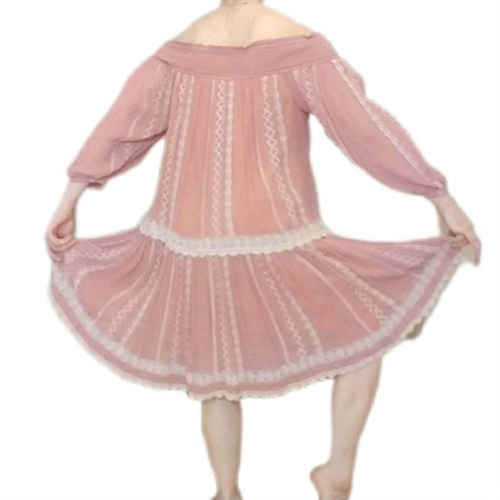 Anthropologie Floreat Orchard Lace Shift Dress Bl… - image 10