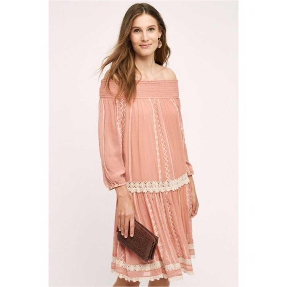 Anthropologie Floreat Orchard Lace Shift Dress Bl… - image 11