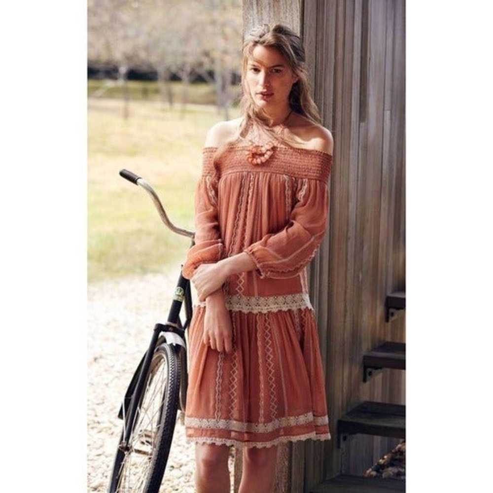 Anthropologie Floreat Orchard Lace Shift Dress Bl… - image 5