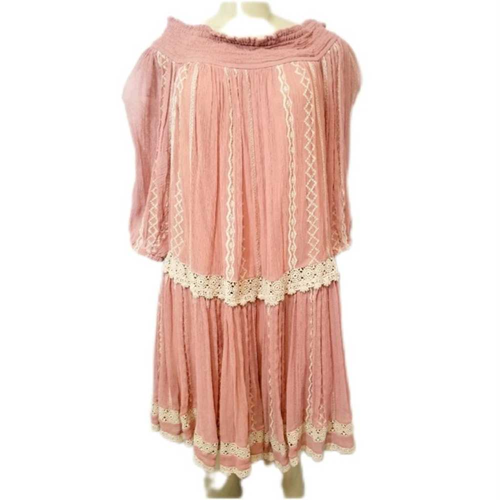 Anthropologie Floreat Orchard Lace Shift Dress Bl… - image 6