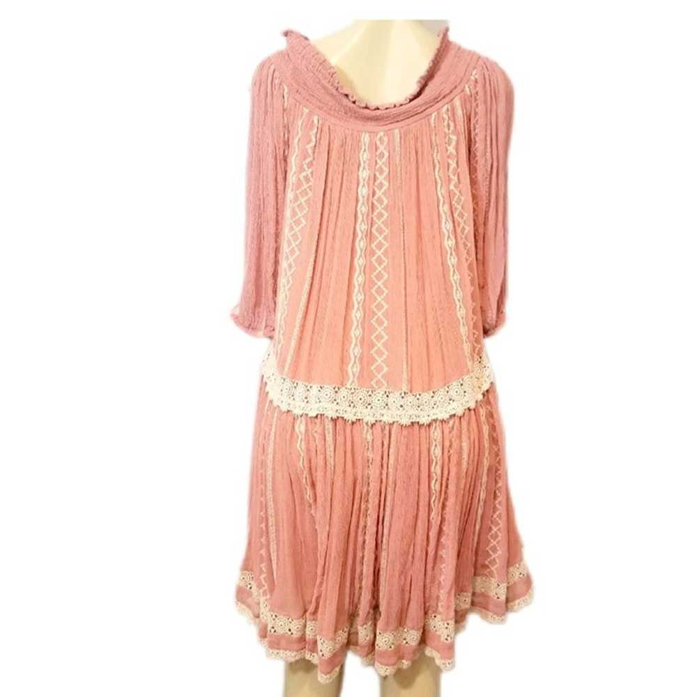 Anthropologie Floreat Orchard Lace Shift Dress Bl… - image 7