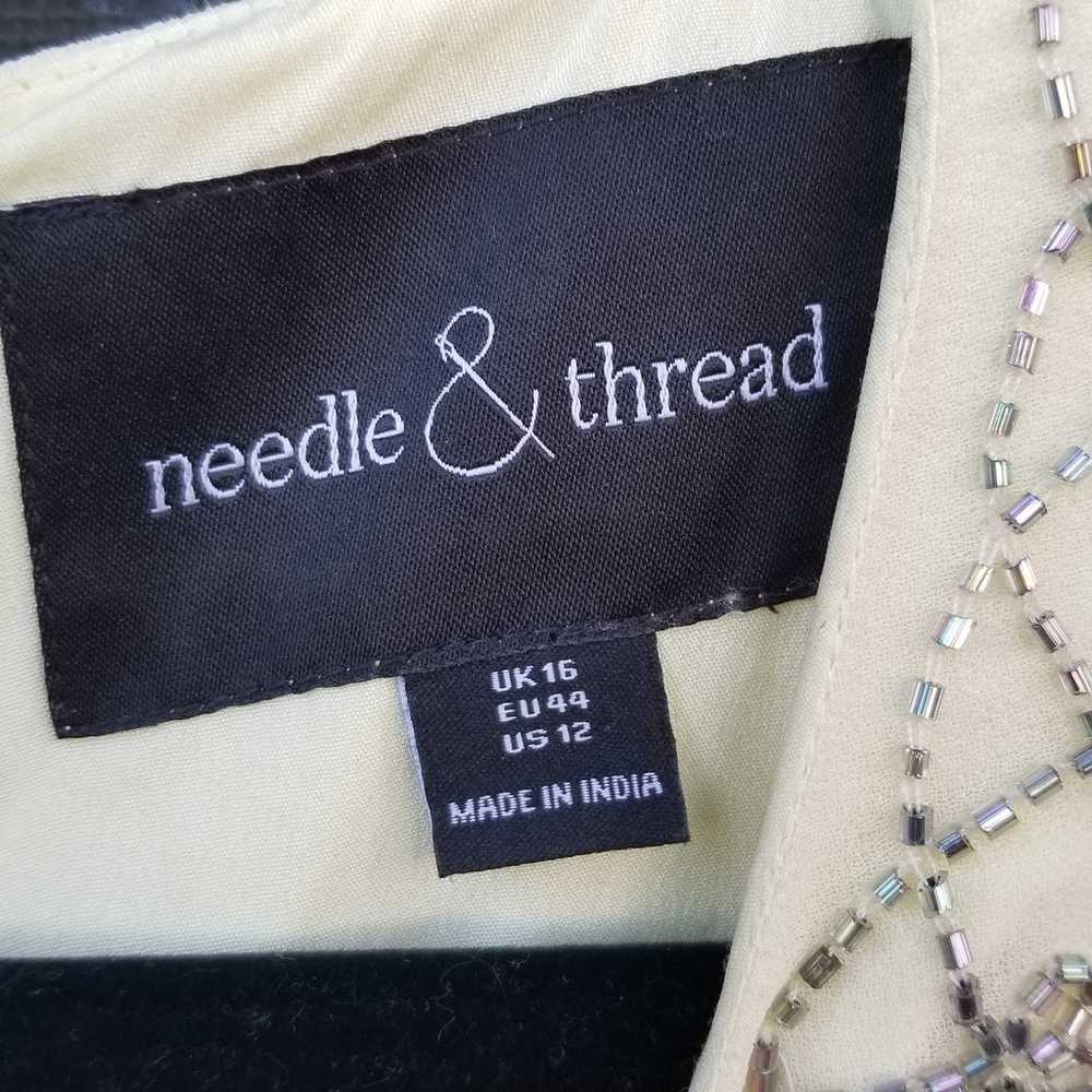 Needle & Thread Linear Motif Embellished Shift Dr… - image 12