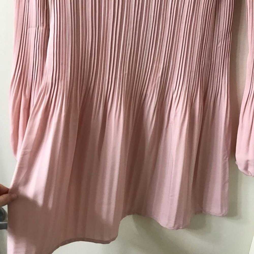 Maje Nude Pink Rockin Pleated Mini Dress - image 7