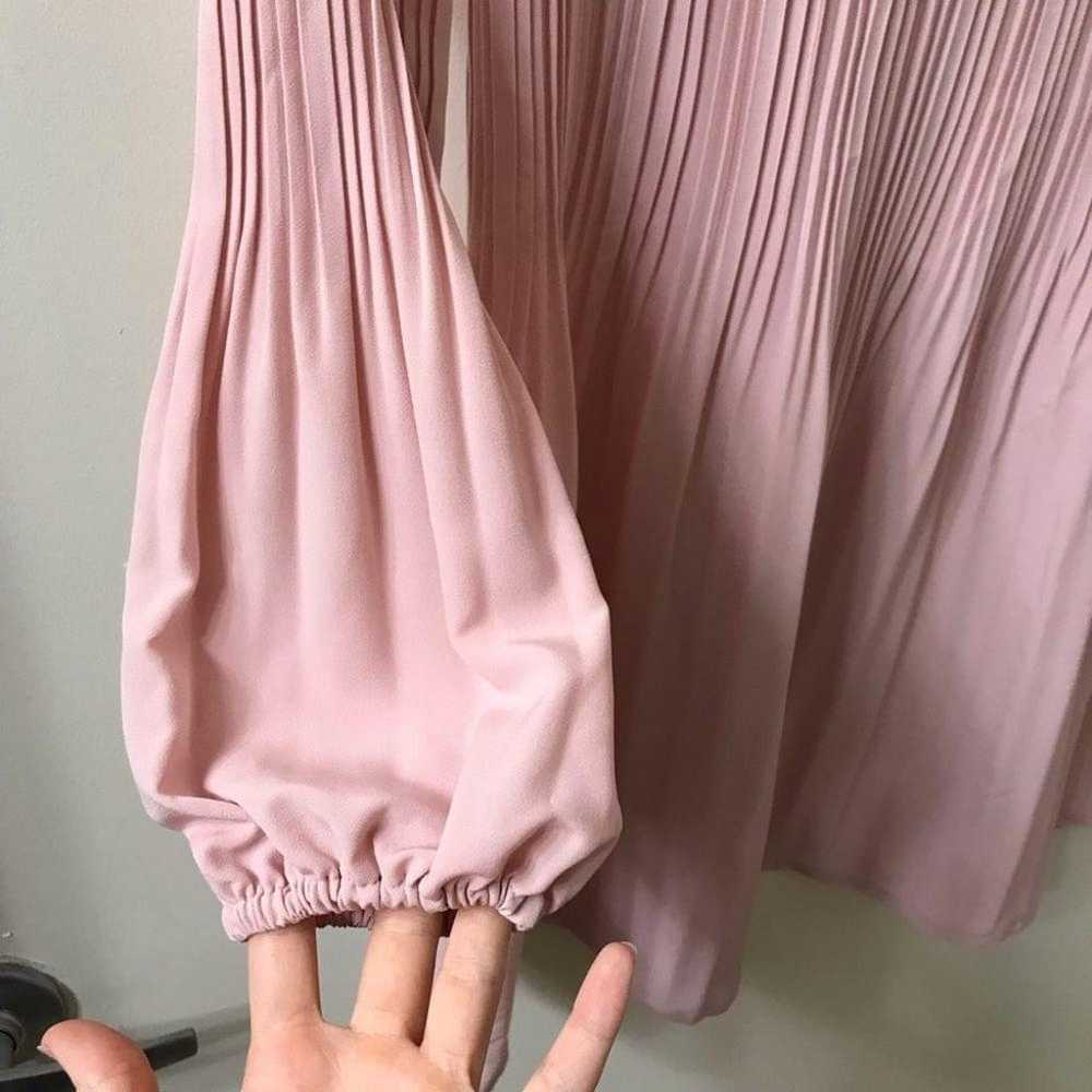 Maje Nude Pink Rockin Pleated Mini Dress - image 8