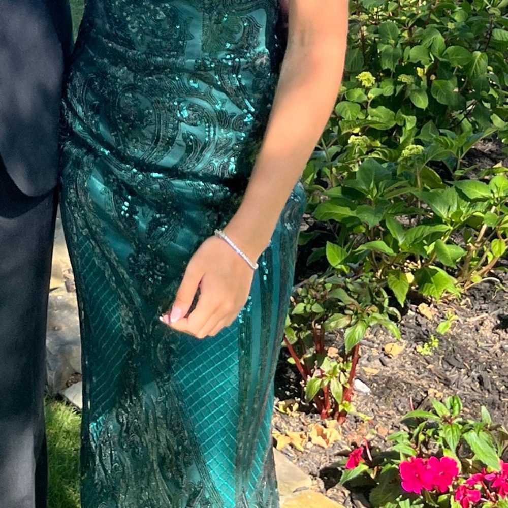 Emerald Green Prom Dress - image 1