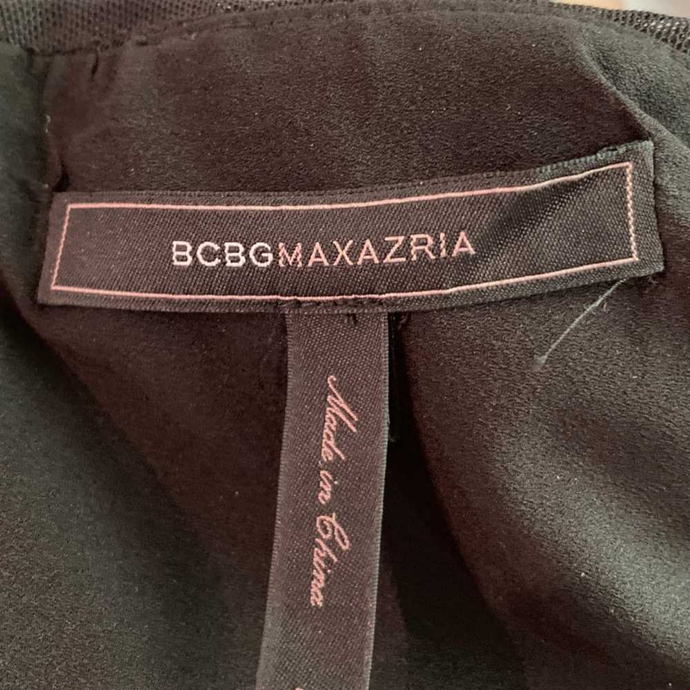 bcbgmaxazria striped black and white dress - image 3