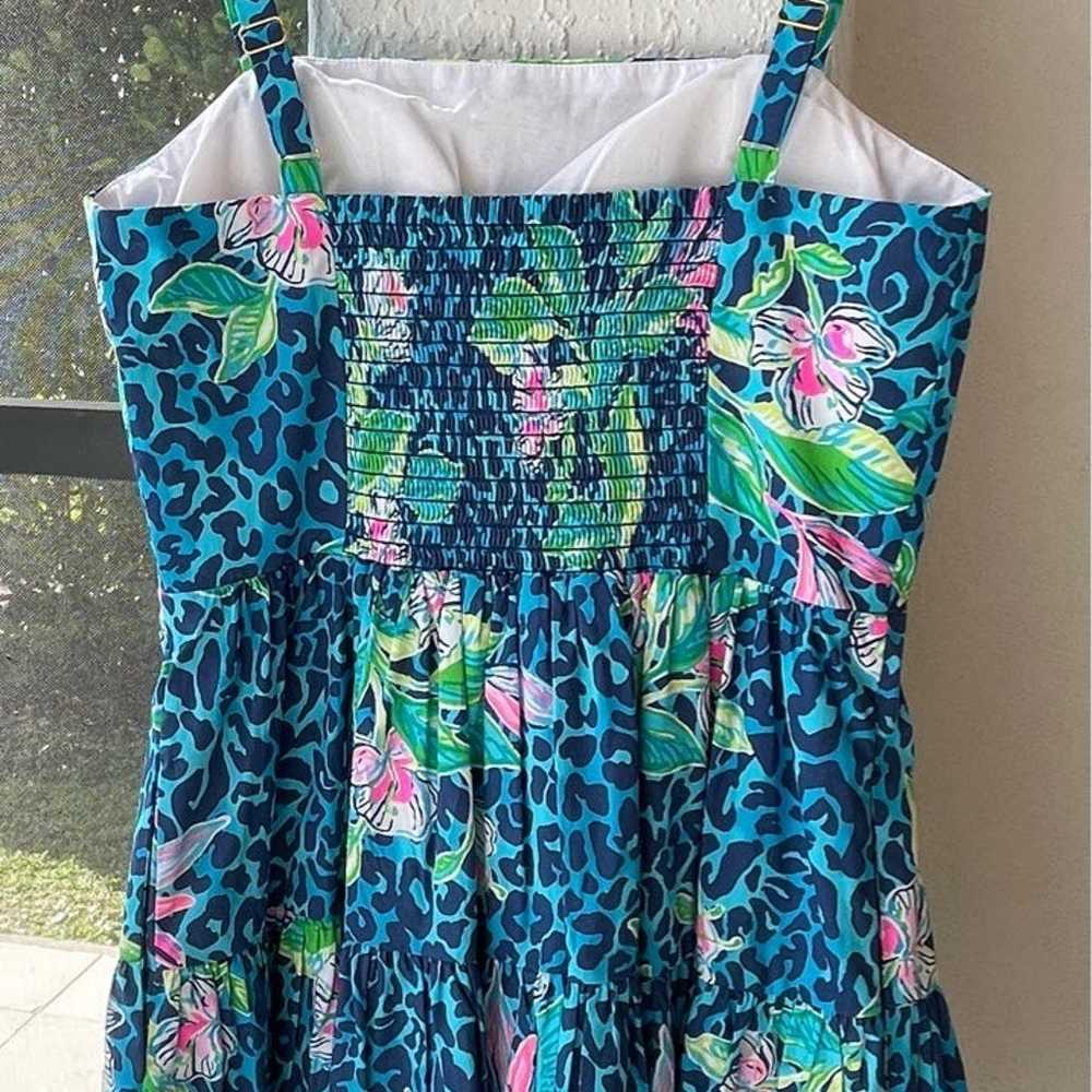 Lilly Pulitzer casual dress, formentera turquoise… - image 3