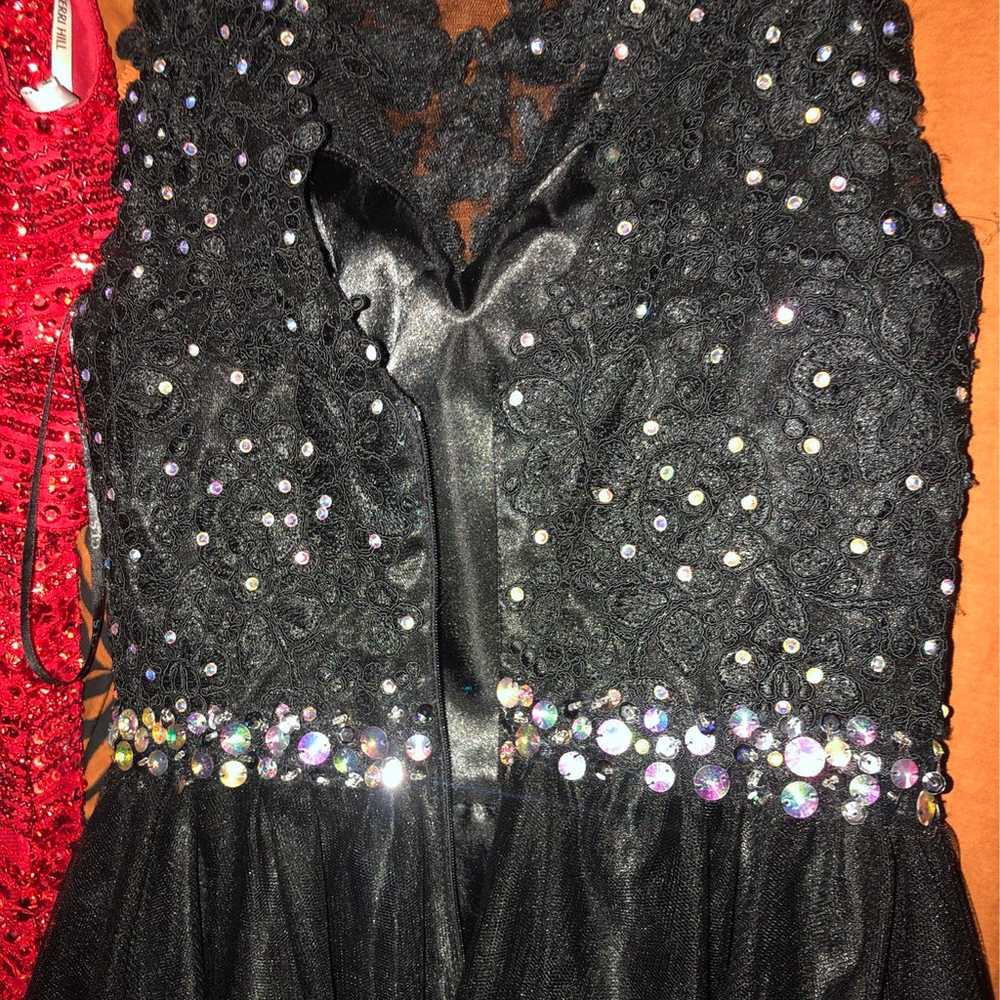Beauty review dress extra small black only been w… - image 4
