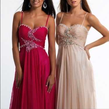 Dave and Johnny Chiffon Gown - image 1