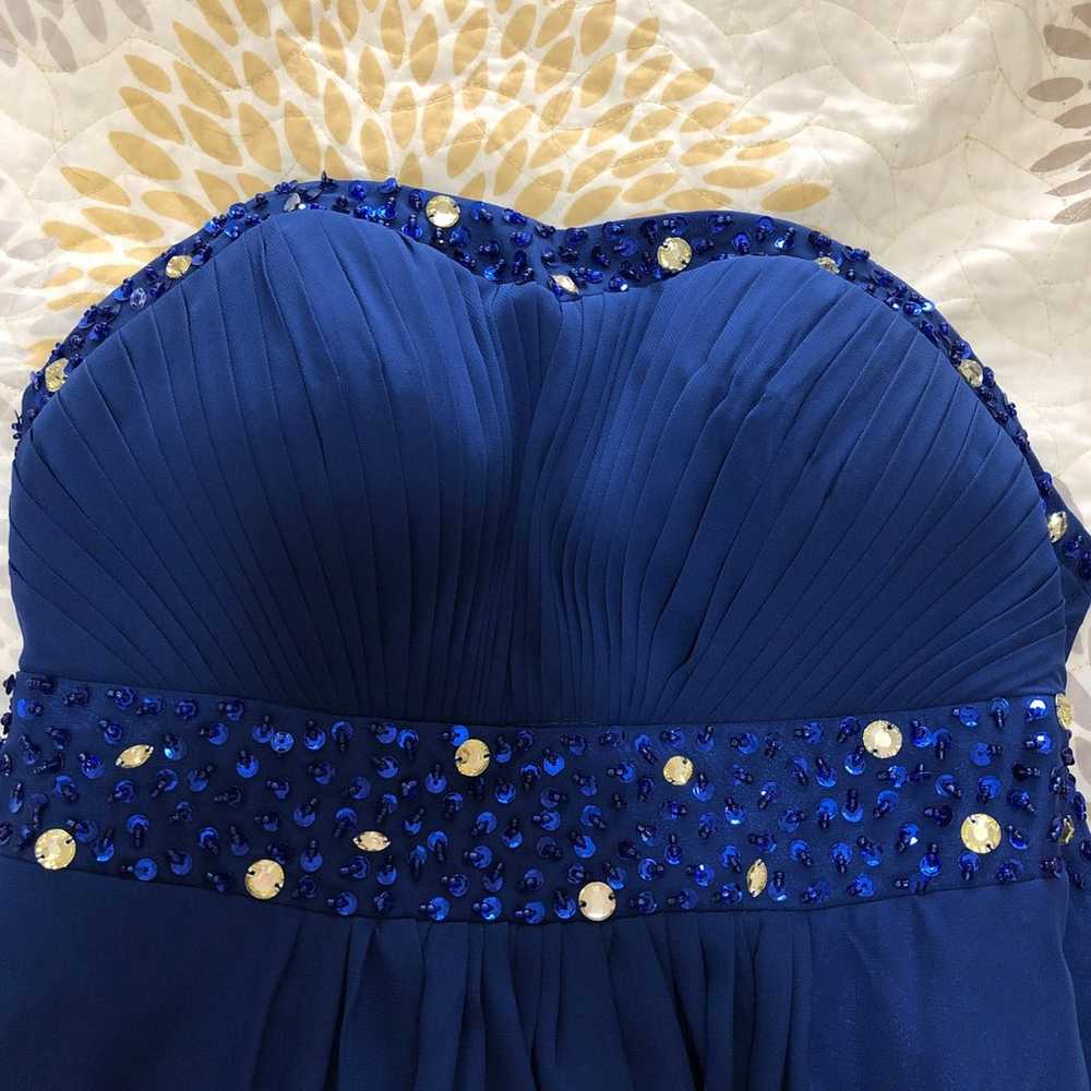 Royal Blue Prom Dress - image 3