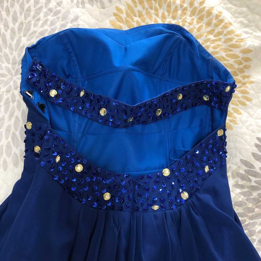Royal Blue Prom Dress - image 4