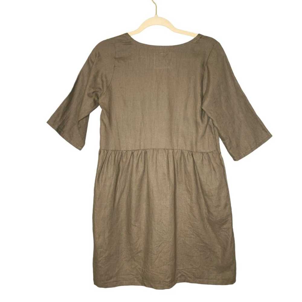 Conscious Clothing Linen Ranch Baby Doll Side Poc… - image 2