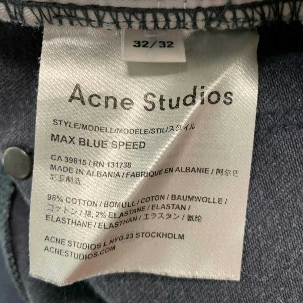 Acne Studios Grey Charcoal Cotton Elastane Straig… - image 4