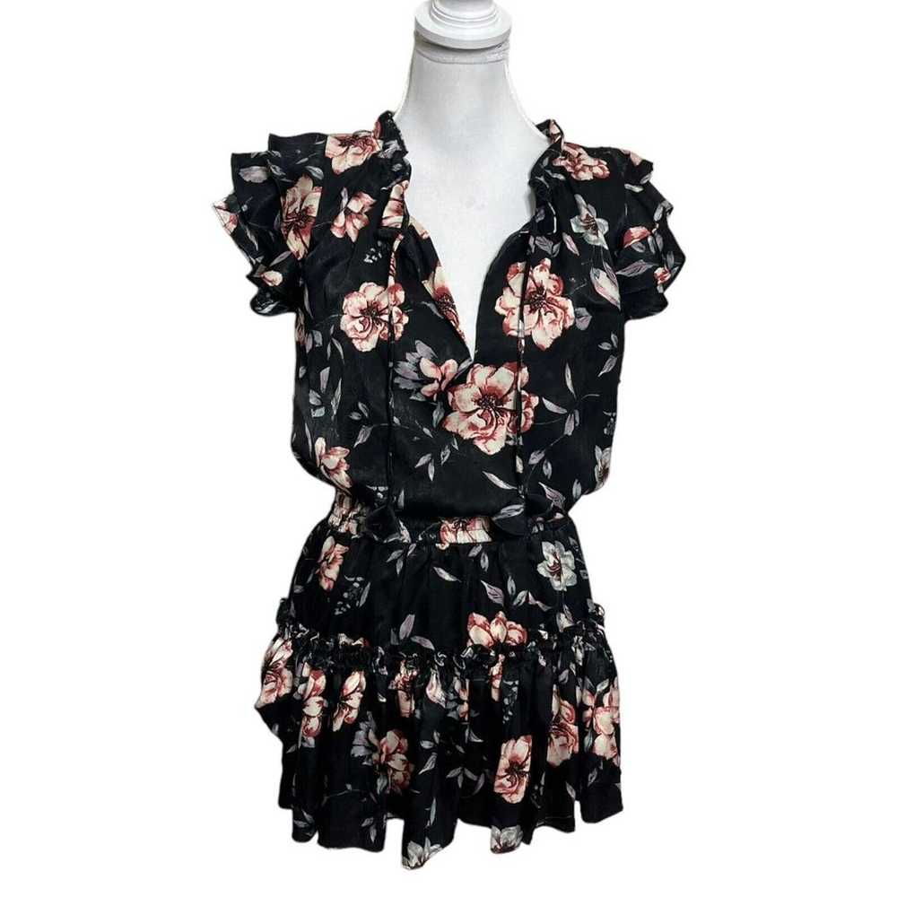 Misa Los Angeles Cecile Smocked Ruffle Mini Dress… - image 1