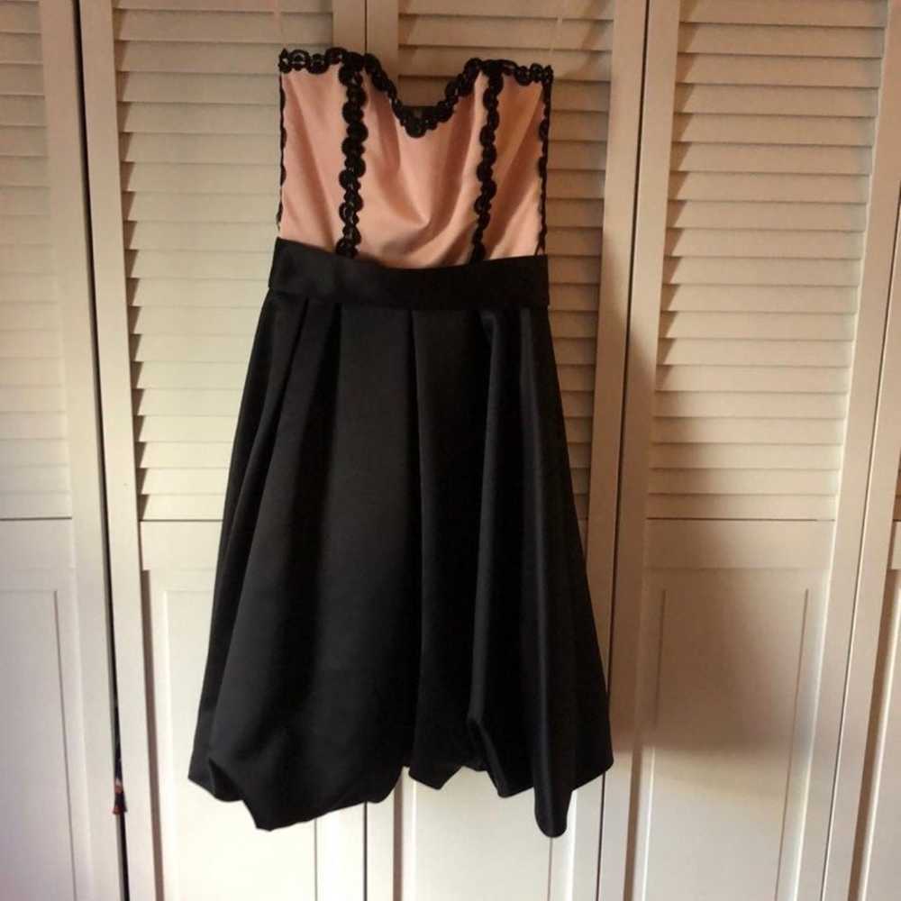 Betsey Johnson Black/Pink Strapless Special Occas… - image 2