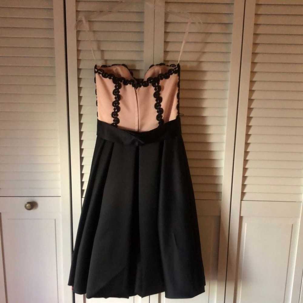 Betsey Johnson Black/Pink Strapless Special Occas… - image 3